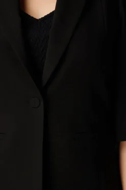 Blazer à manches bouffantes