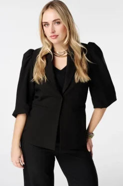 Blazer à manches bouffantes