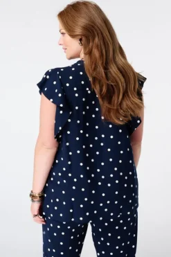 Blouse à pois