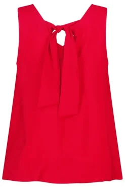 Blouse sans manches avec fermeture à nœud