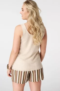 Débardeur en crochet