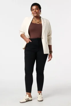 Jean skinny taille haute CHERRY