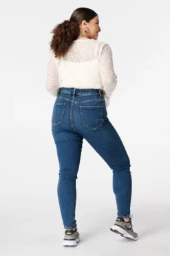 Jean skinny taille haute CHERRY
