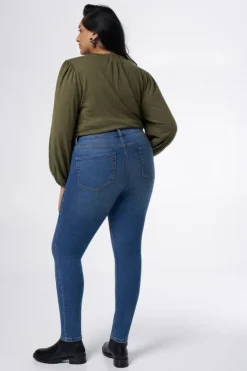 Jean skinny à taille haute CHERRY