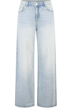 Jeans larges à taille haute