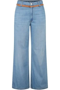 Jean wide leg avec ceinture