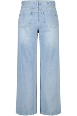 Jean wide leg avec perles