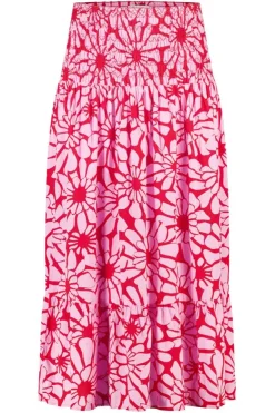 Jupe maxi avec imprimé