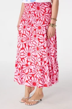 Jupe maxi avec imprimé