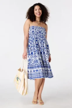 Jupe maxi avec imprimé