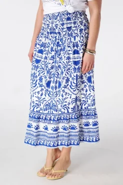 Jupe maxi avec imprimé