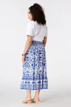 Jupe maxi avec imprimé