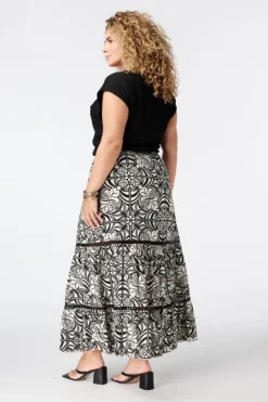 Jupe maxi avec imprimé