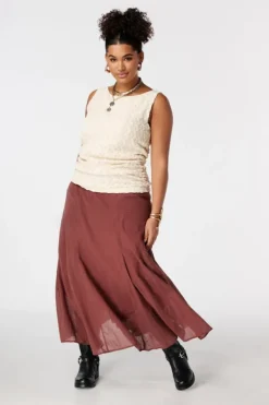 Jupe maxi évasée