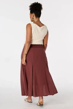 Jupe maxi évasée