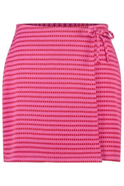 Jupe portefeuille avec taille élastique