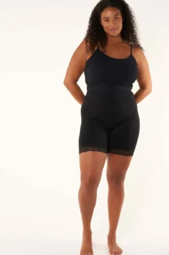Legging court avec dentelle