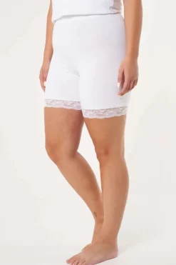 Legging court avec dentelle
