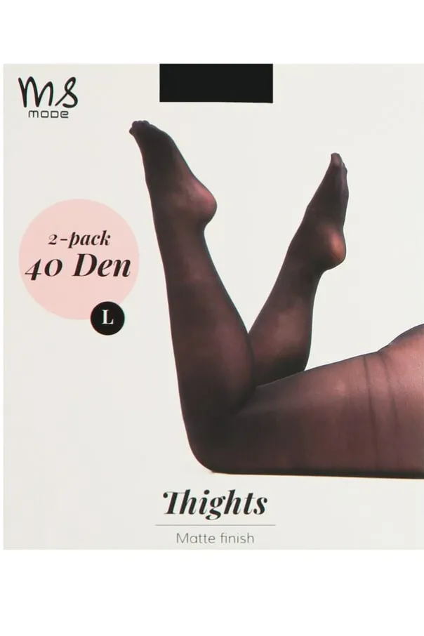 Pack de 2 Collants de base 40 deniers