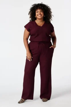 Pantalon avec taille élastique