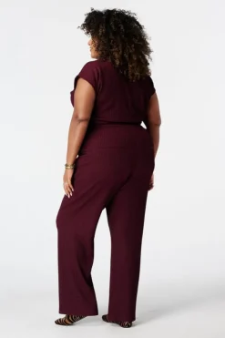 Pantalon avec taille élastique