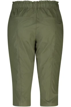 Pantalon capri avec taille élastique