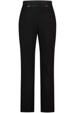 Pantalon en lin avec ceinture