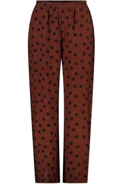 Pantalon à imprimé pois