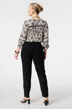 Pantalon à taille élastique