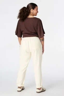 Pantalon à taille élastique