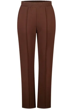 Pantalon wide leg avec taille élastique