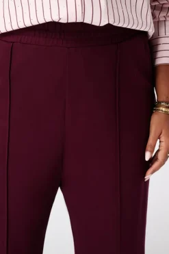 Pantalon wide leg avec taille élastique