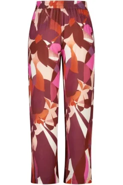 Pantalon wide leg à imprimé