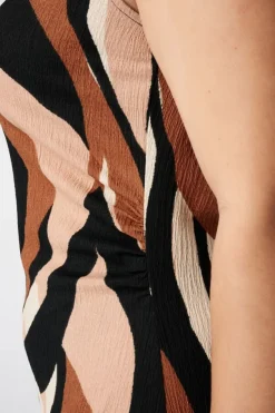 Robe maxi avec imprimé