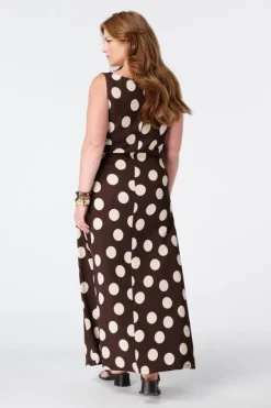 Robe maxi avec imprimé