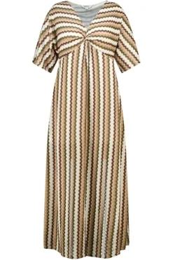 Robe maxi avec imprimé