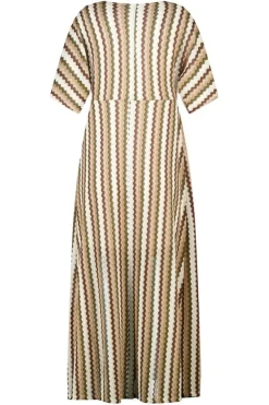 Robe maxi avec imprimé