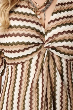Robe maxi avec imprimé