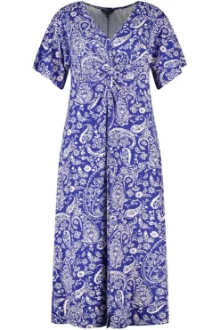 Robe maxi avec imprimé