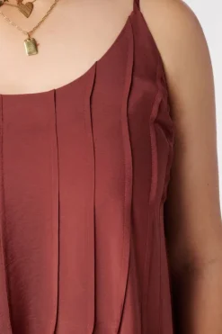 Robe maxi sans manches