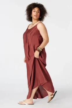 Robe maxi sans manches