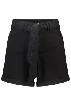 Short en denim avec ceinture