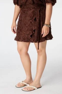 Skort portefeuille fluffy