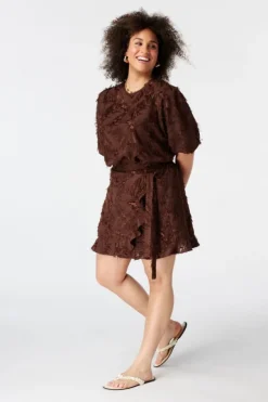 Skort portefeuille fluffy