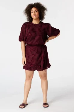 Skort portefeuille fluffy