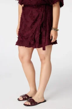 Skort portefeuille fluffy