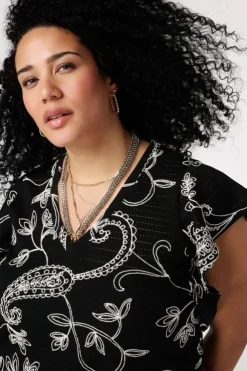 Top avec imprimé paisley