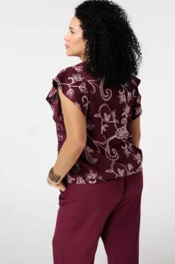 Top avec imprimé paisley