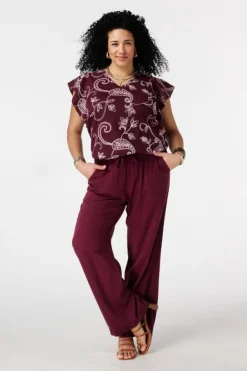 Top avec imprimé paisley