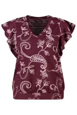Top avec imprimé paisley